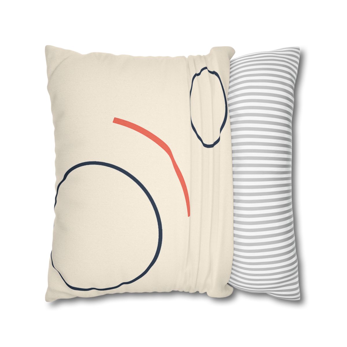 Orbit Gap Circle Pair custom pillow cases