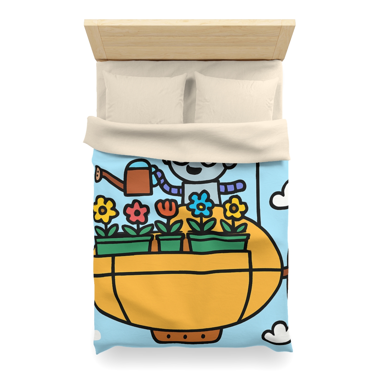 Sky Garden On A Friendly Airship trendy bedroom duvets