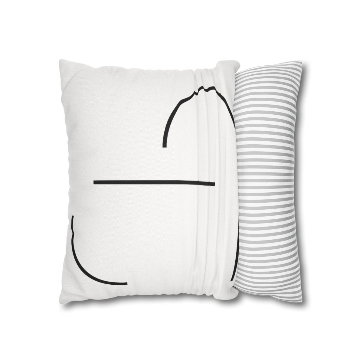 Twin Arc Horizon Offset stylish decorative pillowcases
