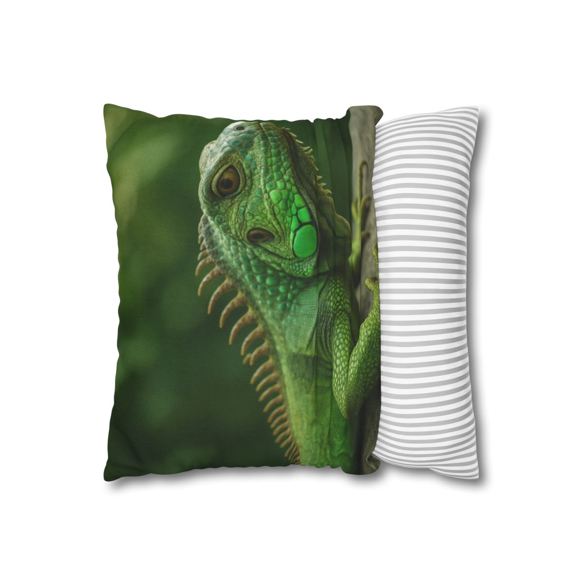 Stone Watcher Green Iguana custom pillow cases