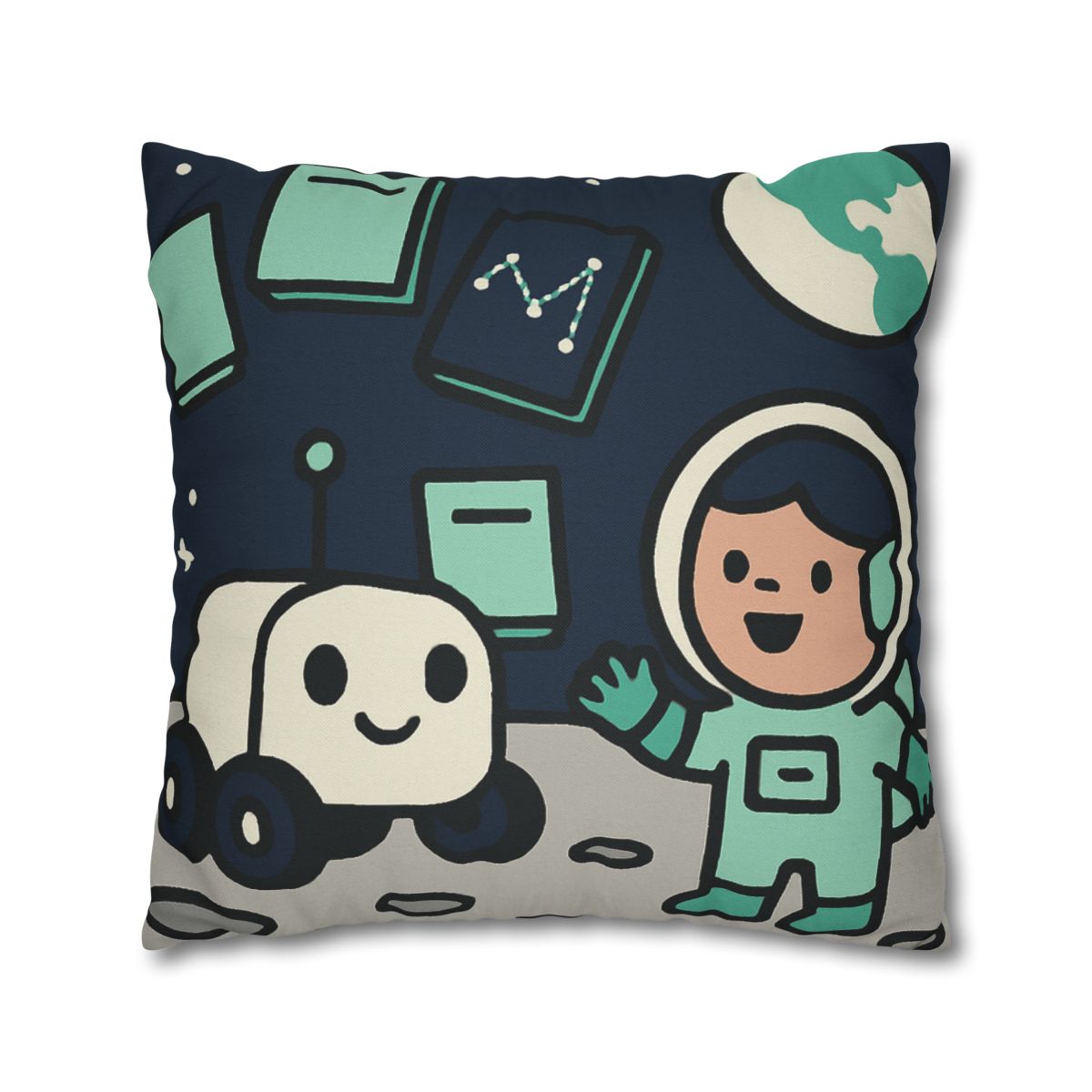 The Moonlit Library Rover unique gift pillow cases