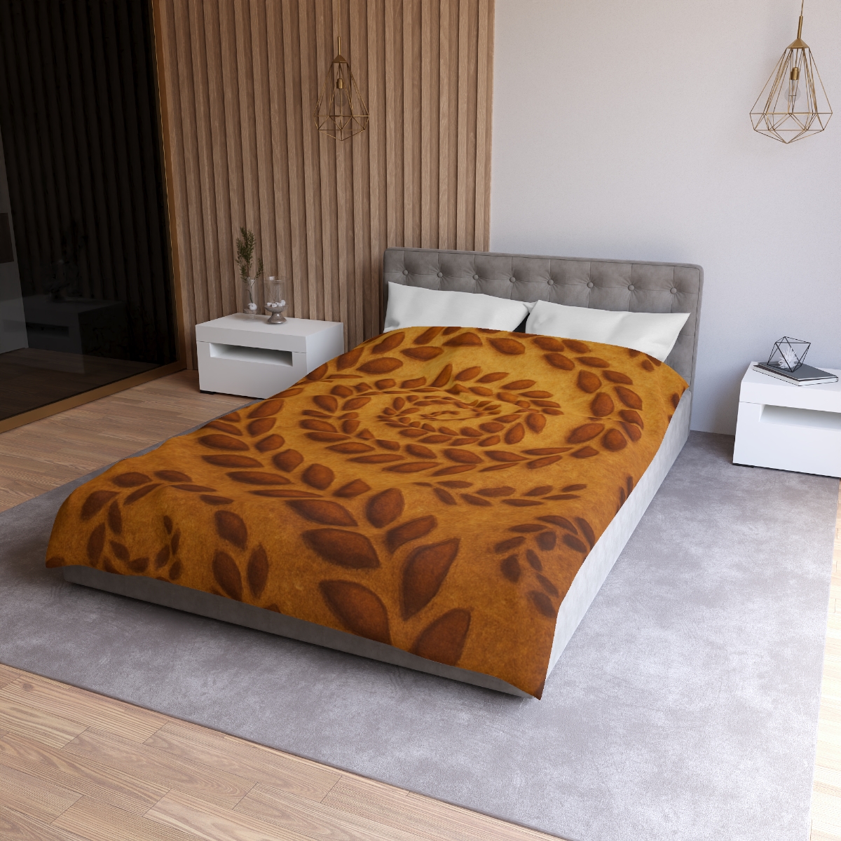 Spiral Seed Pod Chorus unique patterned duvets