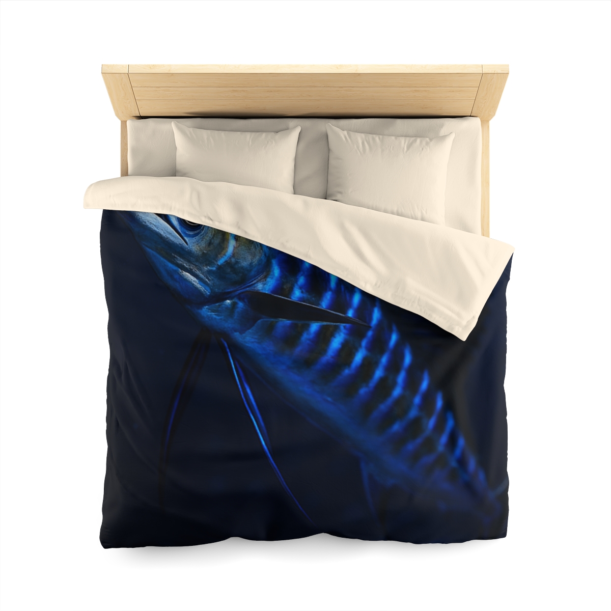 Nebula Crown Sailfish designer printed duvets