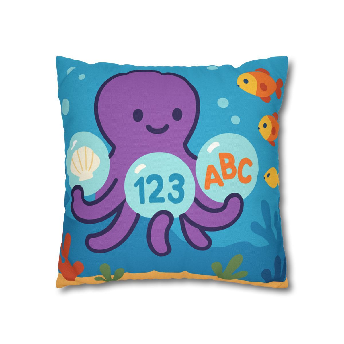 Octopus Library Of Bubble Books trendy patterned pillow cases