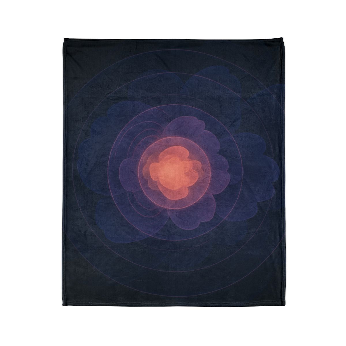 Petal Halo Interference decorative home blankets