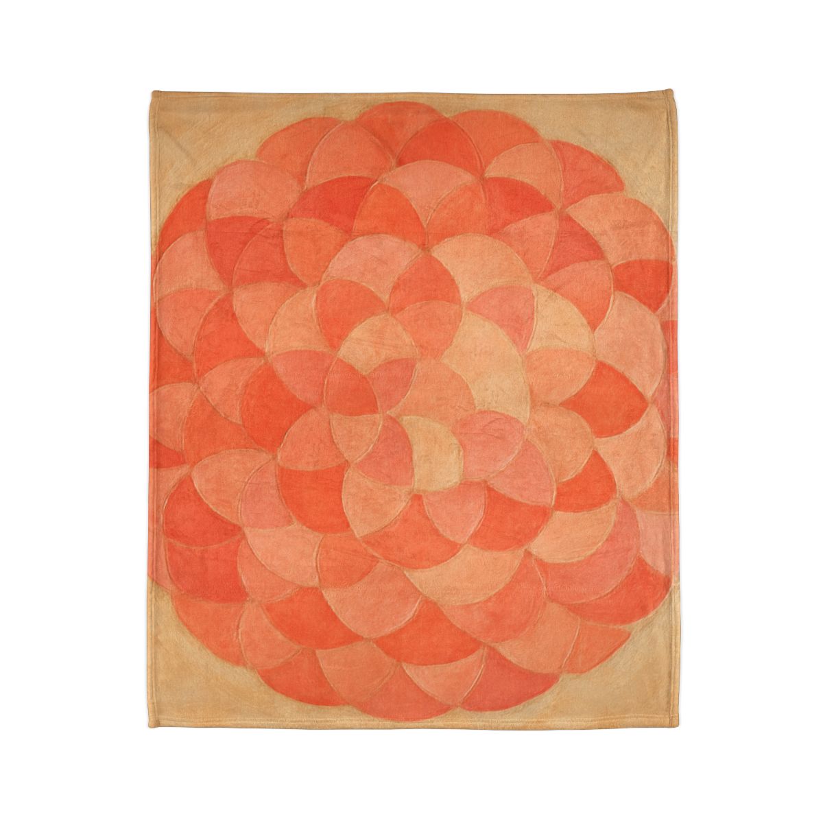 Petal Mosaic Halo designer printed blankets