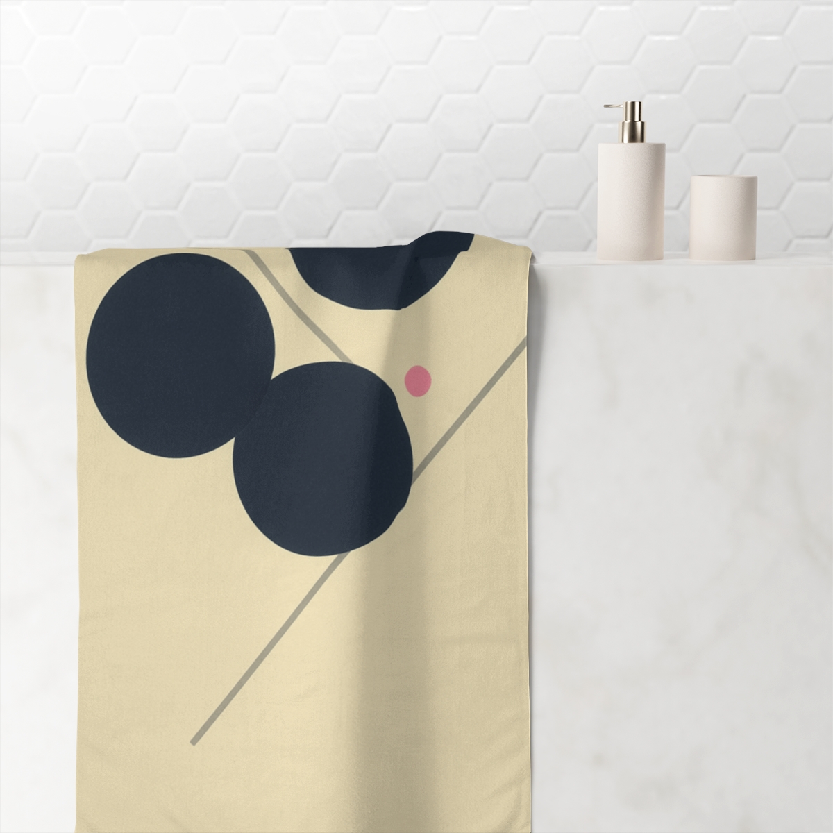 Balanced Triad With Shared Edge soft cotton towels