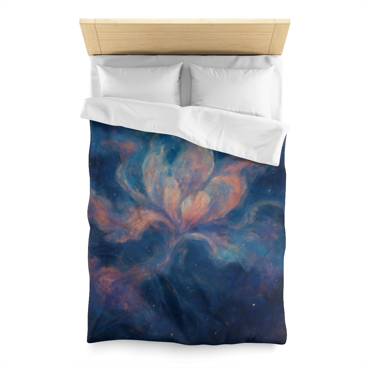 Velvet Plasma Bloom Tapestry custom duvets