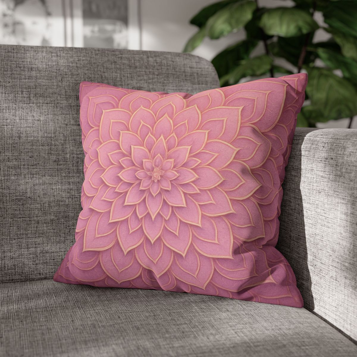 Petal Mandala Radiance unique gift pillow cases
