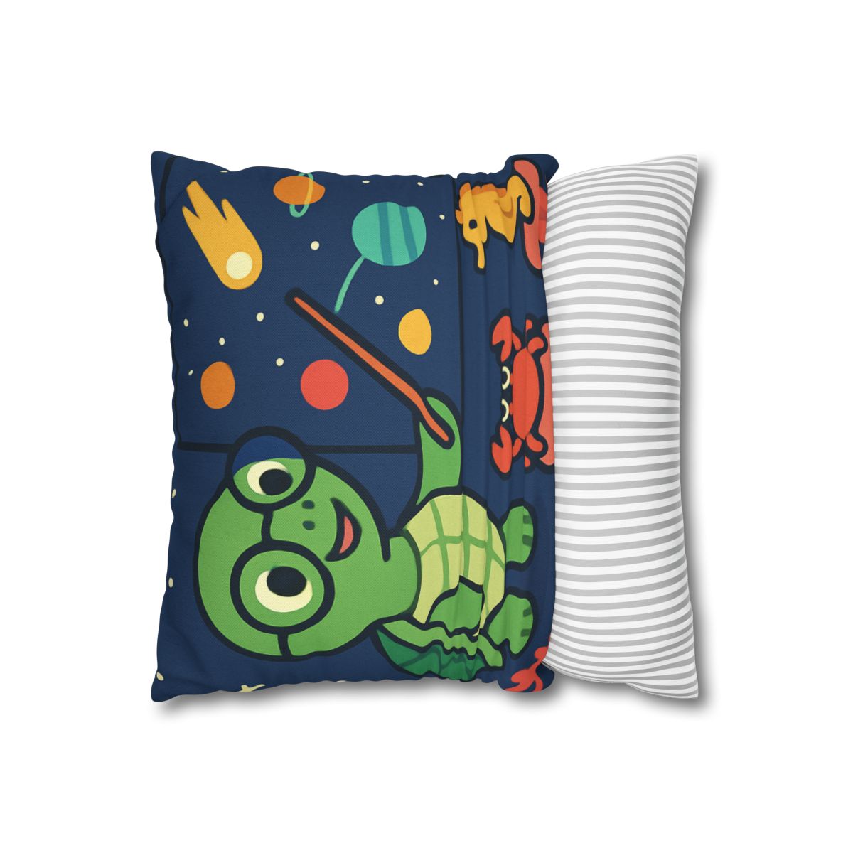 Comet Classroom Turtle personalized pillow covers