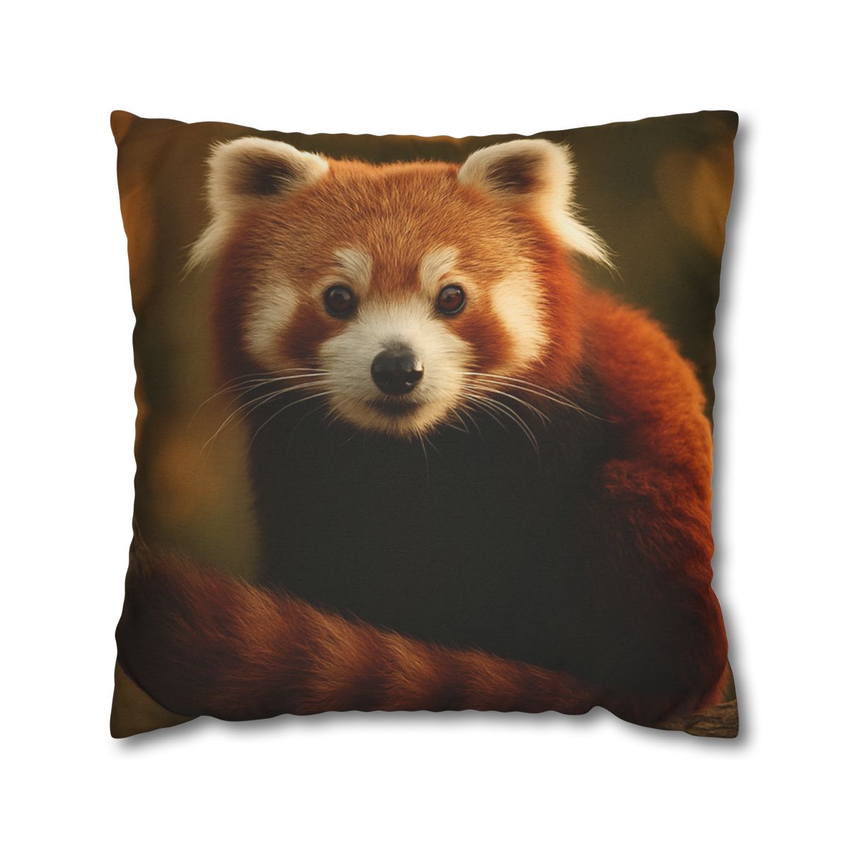 Crimson Whisper Red Panda unique gift pillow cases