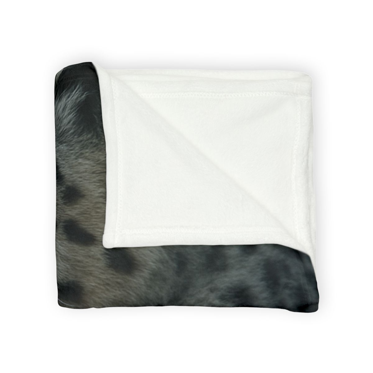 Silent Ember Snow Leopard stylish throw blankets