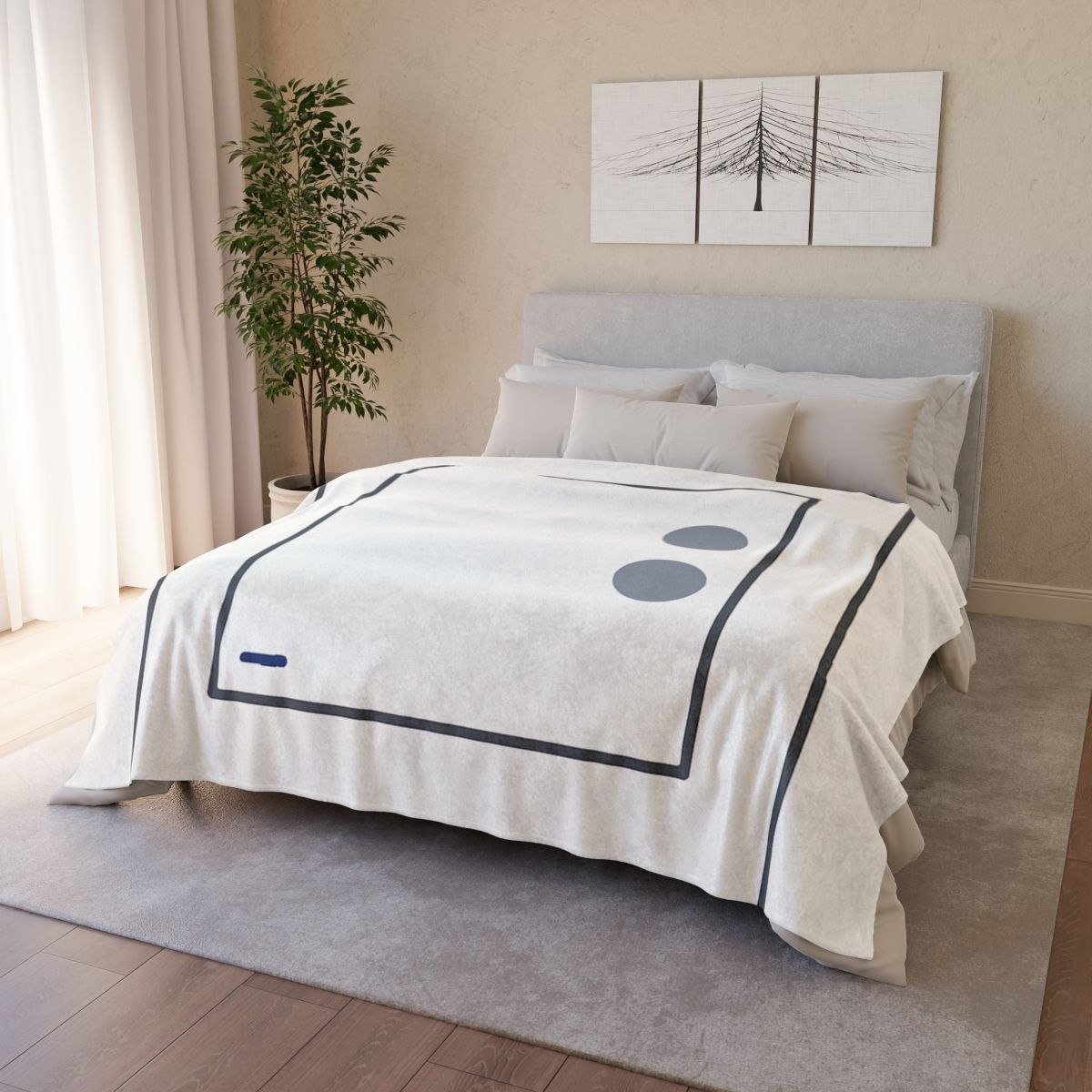 Nested Square With Sliding Circle Pair warm winter blankets