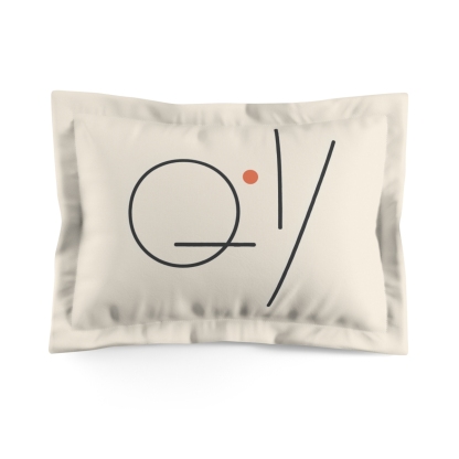 Offset Ring With Three Quiet Bars personalized decorative pillows