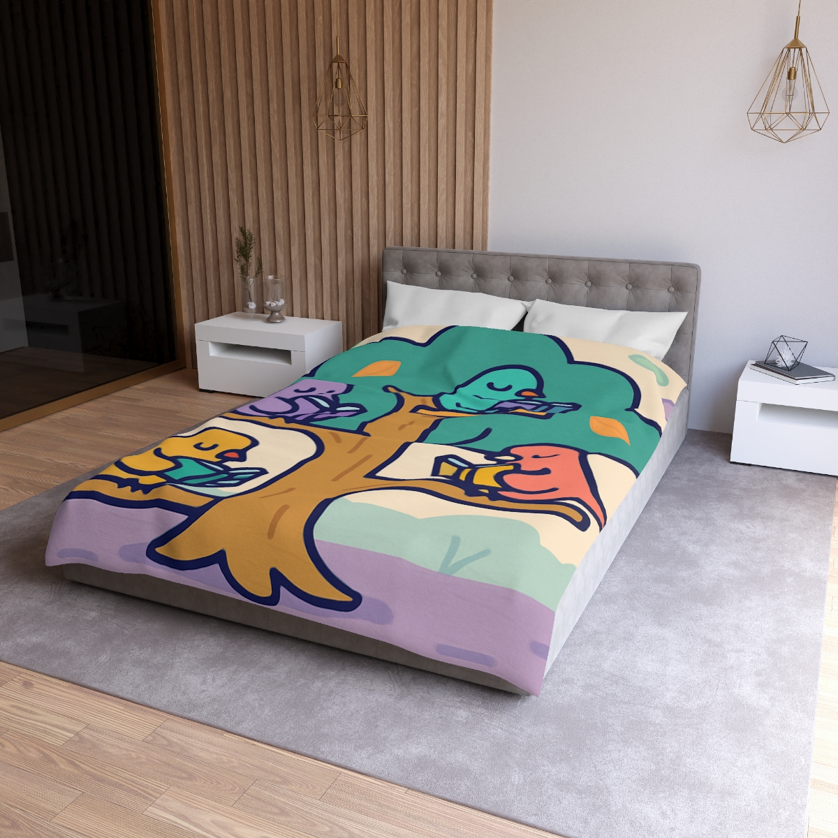 Library Of Magical Birds trendy bedroom duvets