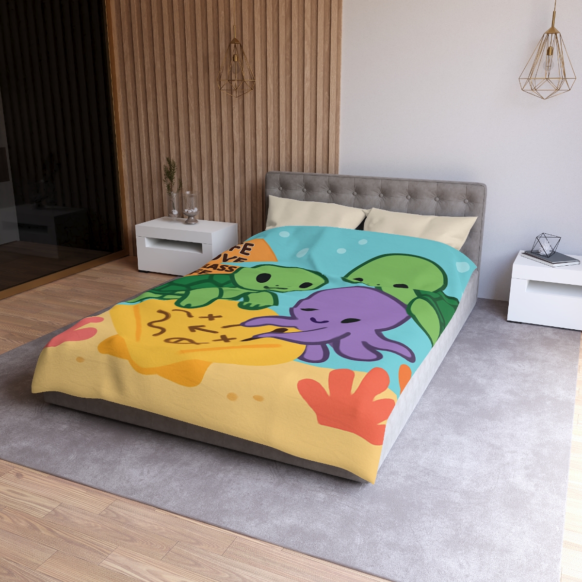 Coral Reef Map Makers trendy bedroom duvets