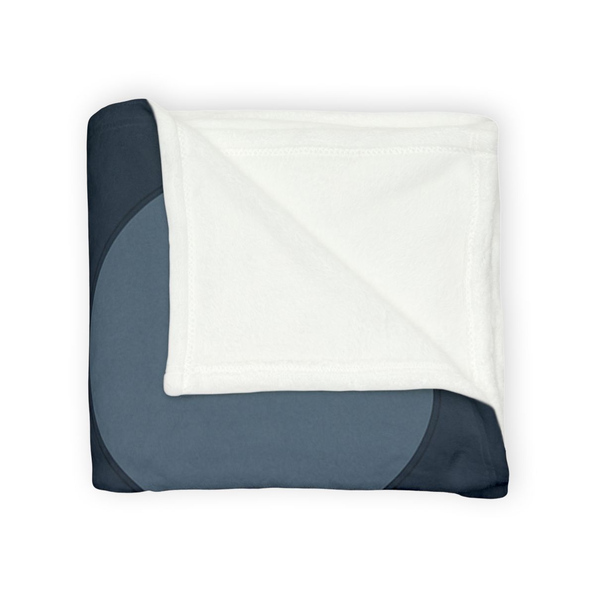 Staggered Circle Trio designer printed blankets