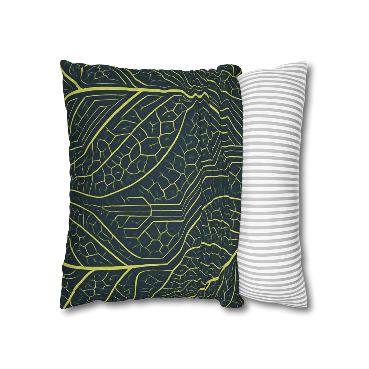 Leaf Vein Circuit Mosaic soft cotton pillow cases