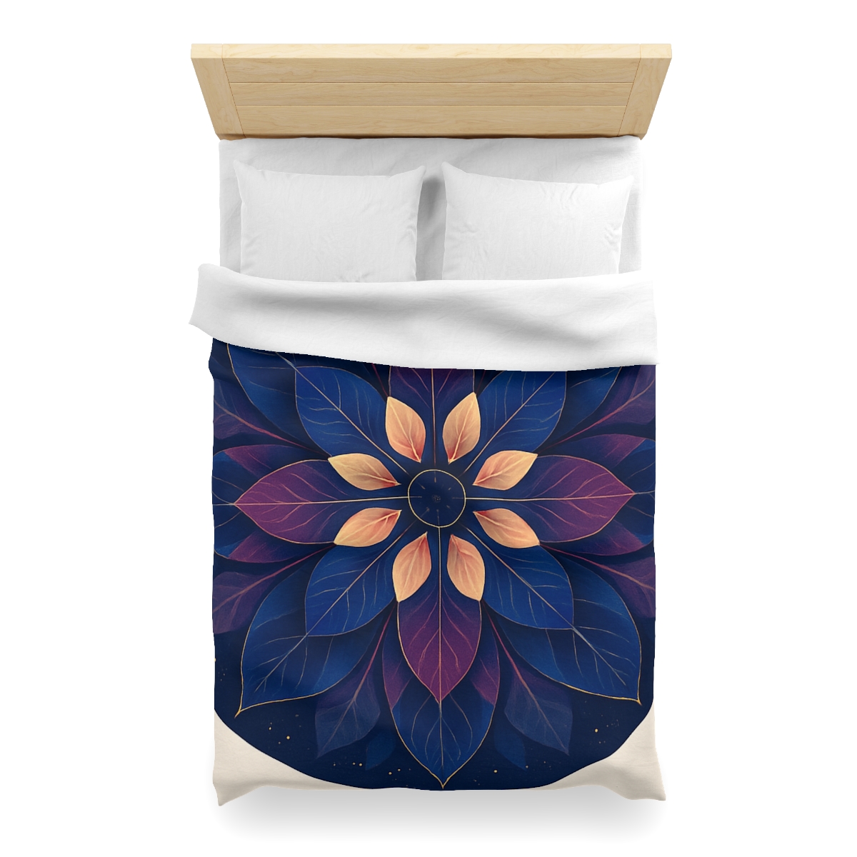 Petal Prism Mandala designer printed duvets