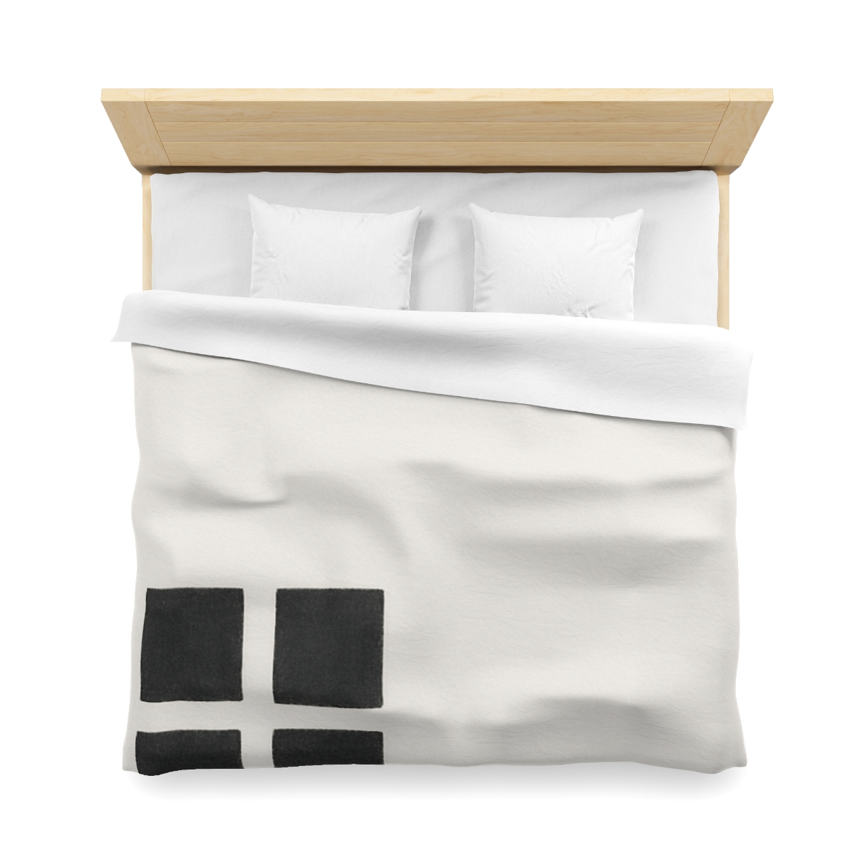 Corner Grid And Wandering Planet designer printed duvets