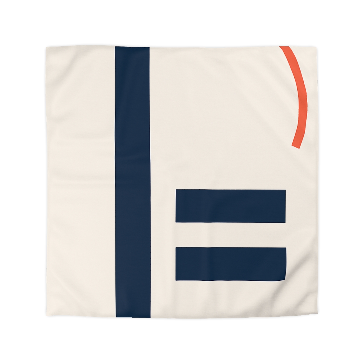 Offset Bars With Orbit Arc unique patterned duvets