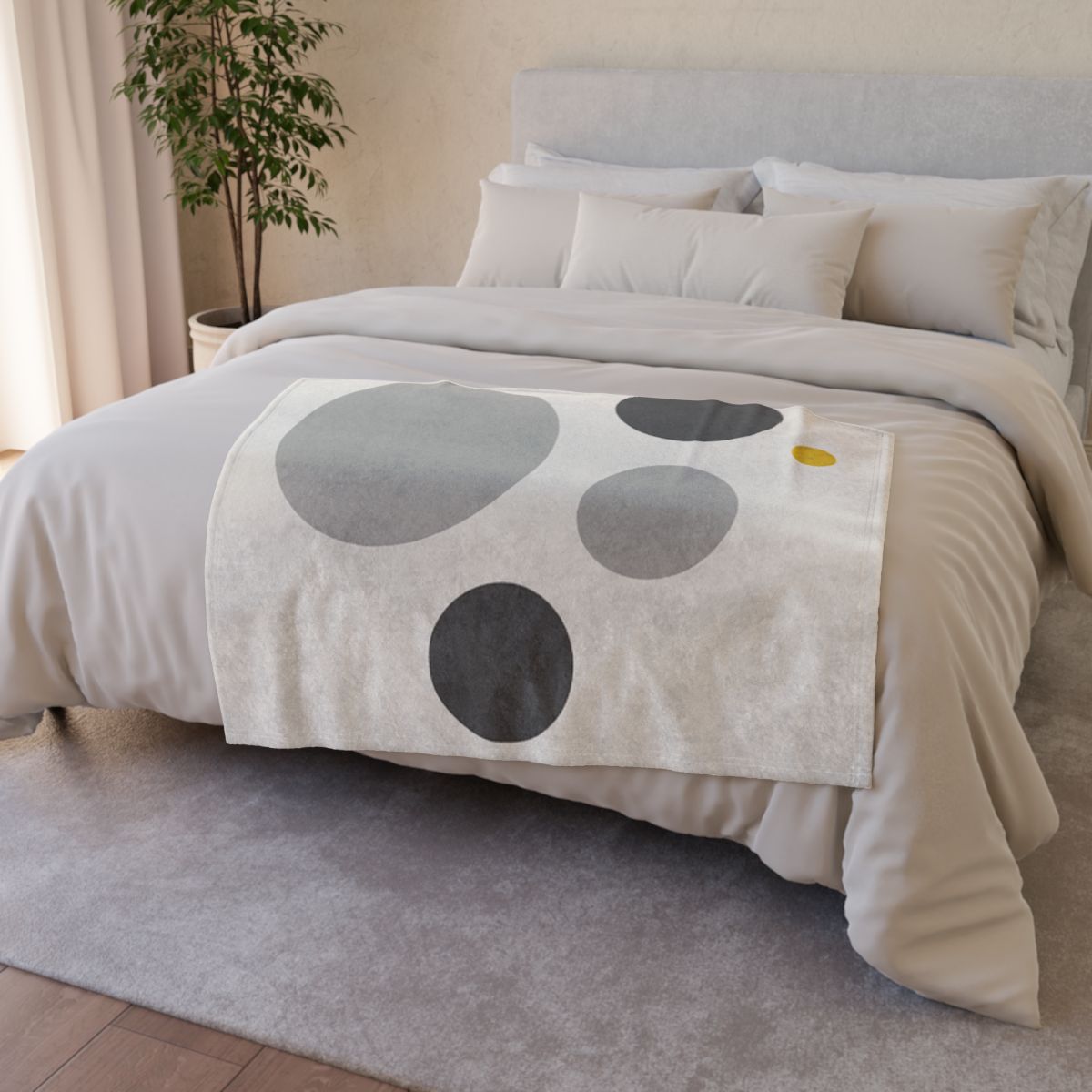 Balanced Cluster Of Circles decorative home blankets
