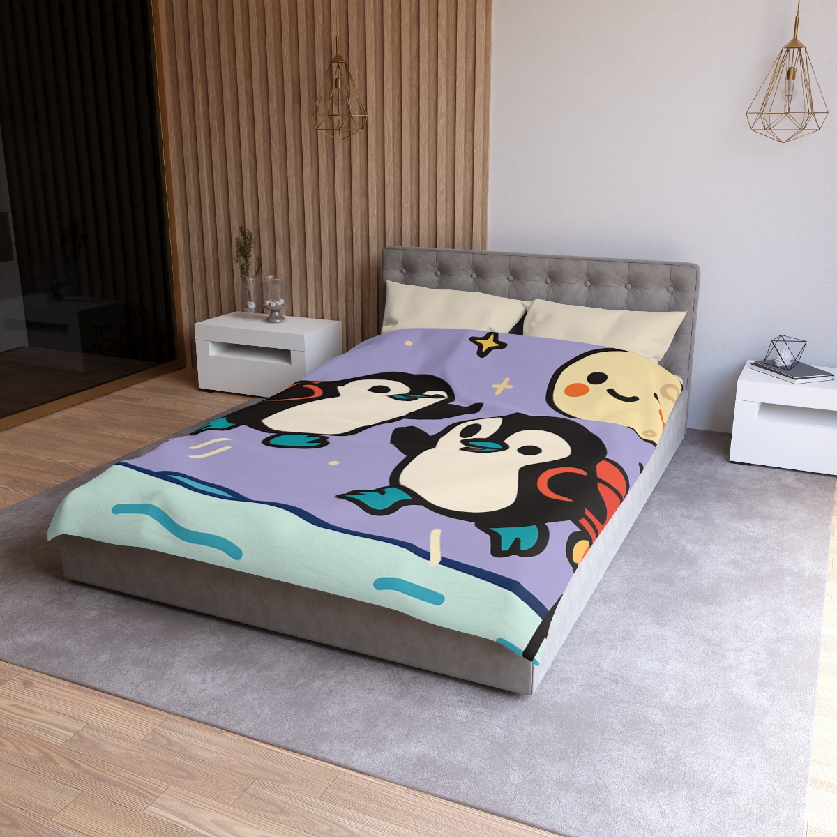 Rocket Penguin Explorers duvets for gifts