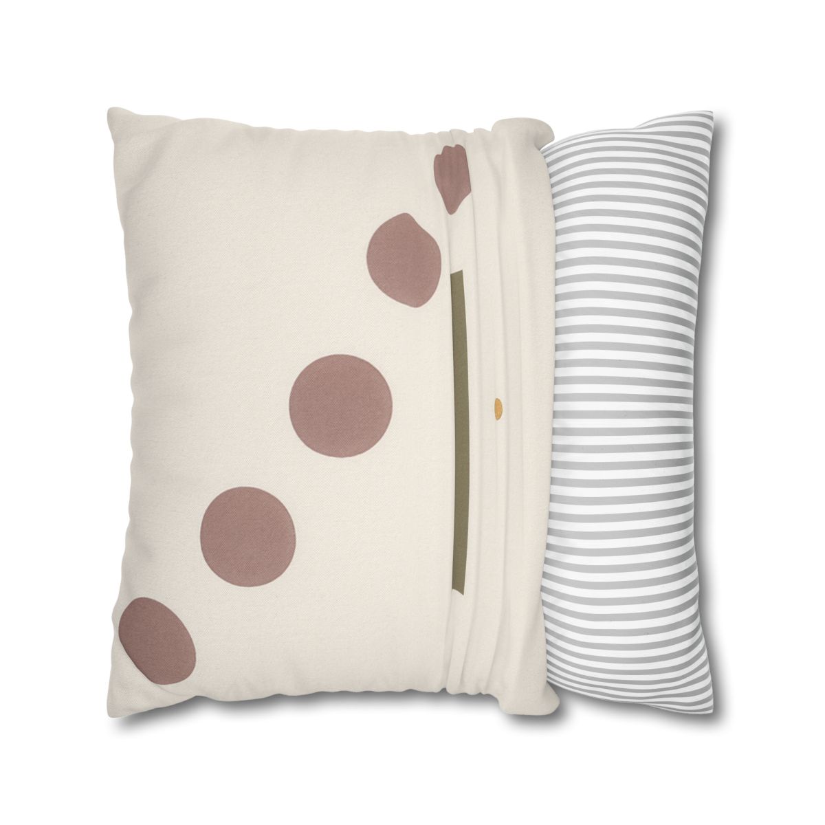 Gentle Zigzag Of Small Circles soft cotton pillow cases