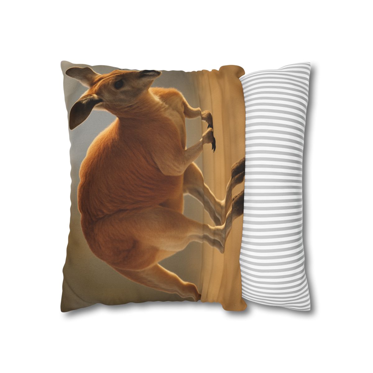 Ember Hop Red Kangaroo trendy patterned pillow cases