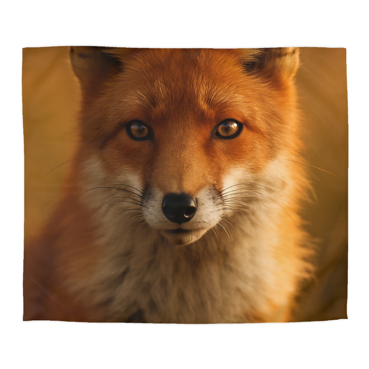 Crimson Whisper Red Fox warm winter duvets