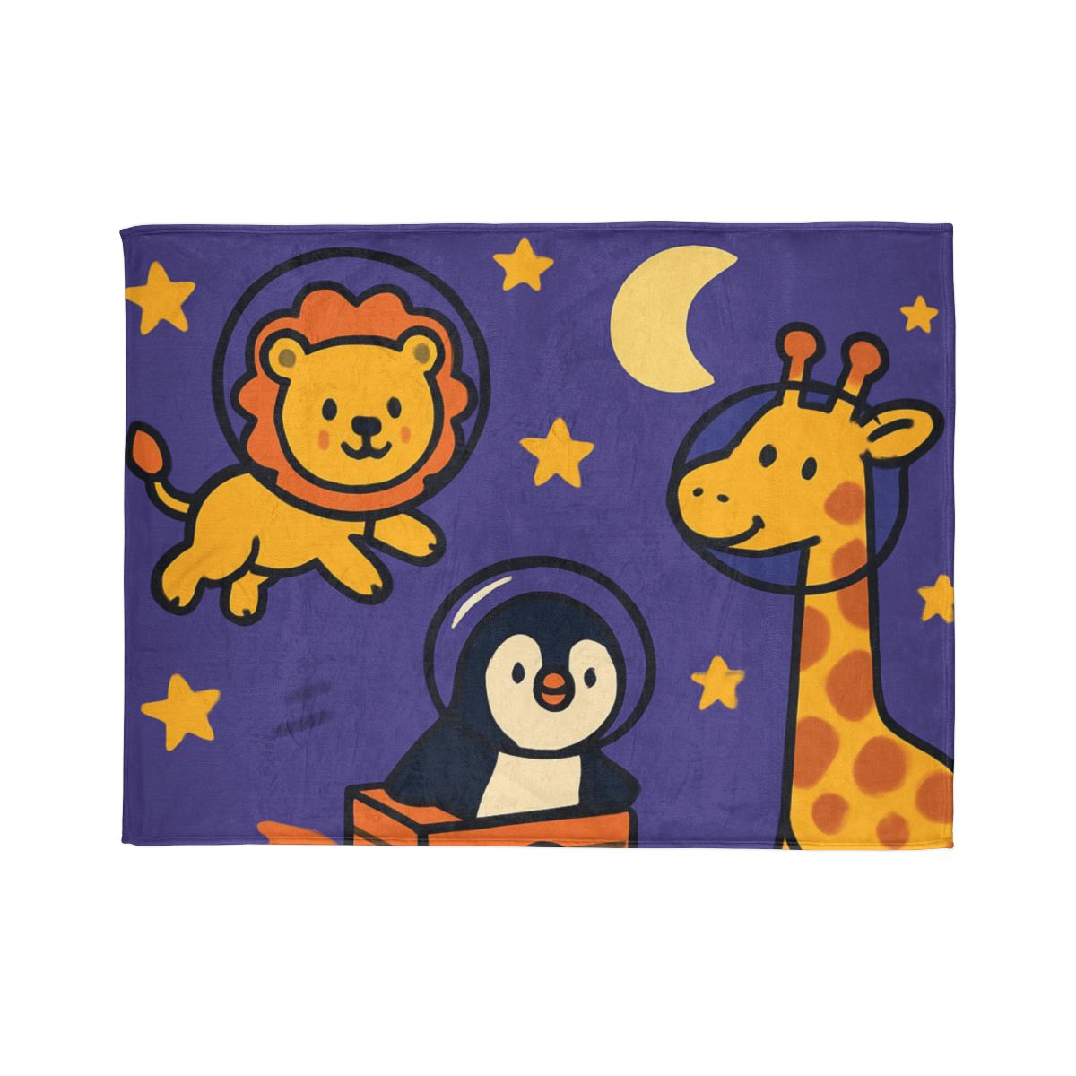 Starry Space Zoo trendy patterned blankets