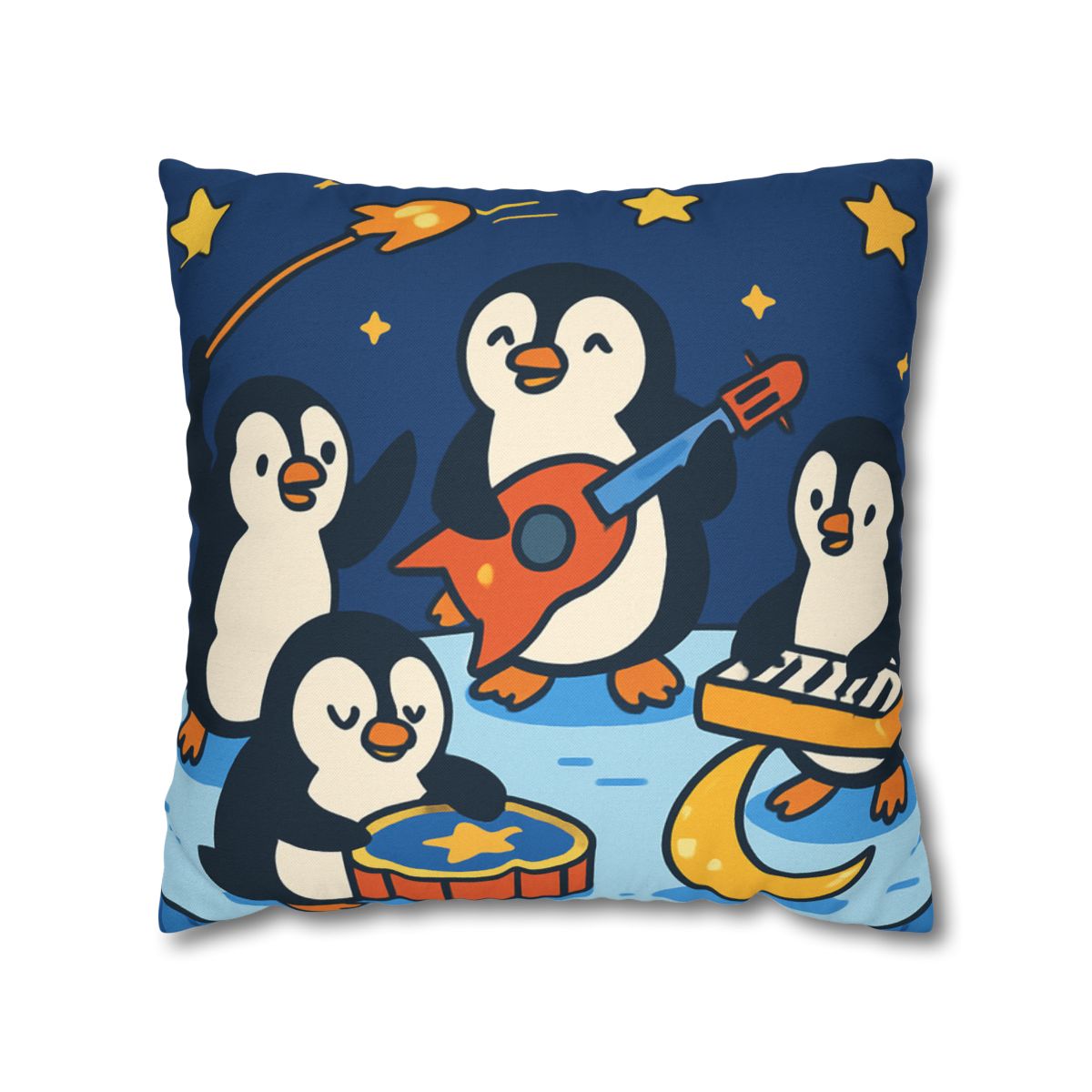 Starlight Symphony Penguin Band unique gift pillow cases