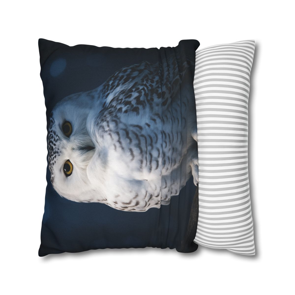Midnight Watch Snowy Owl soft cotton pillow cases