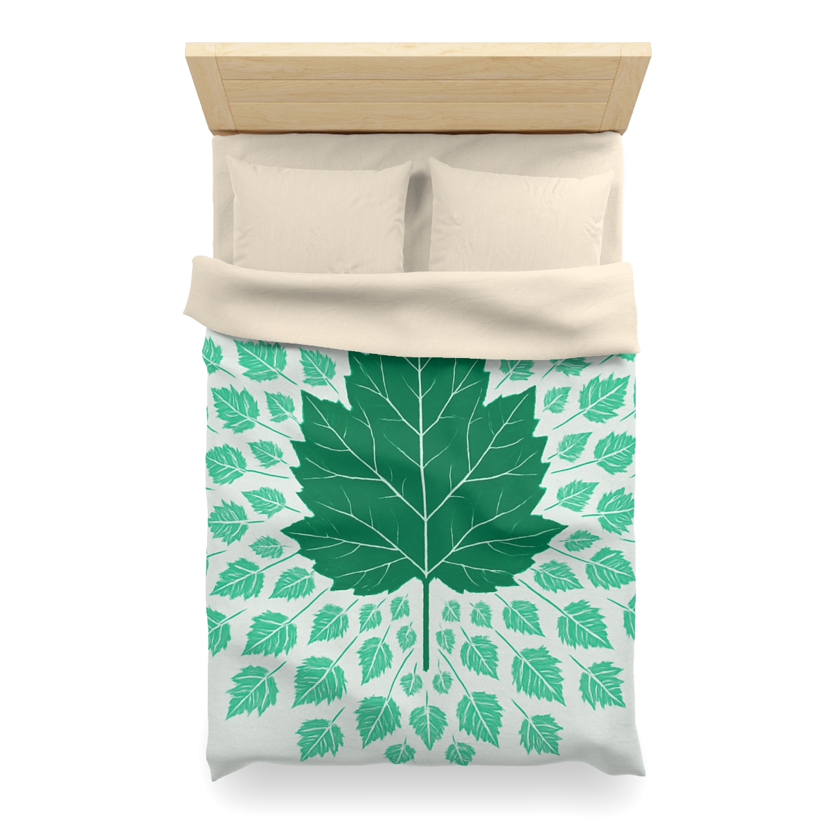 Fractal Leaf Radiance duvets for gifts