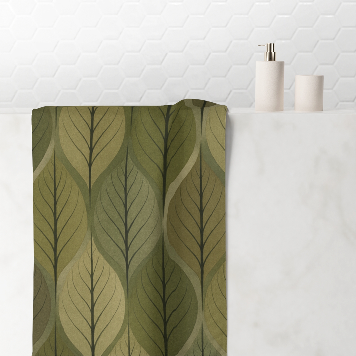 Leaf Spine Mirage trendy hand towels