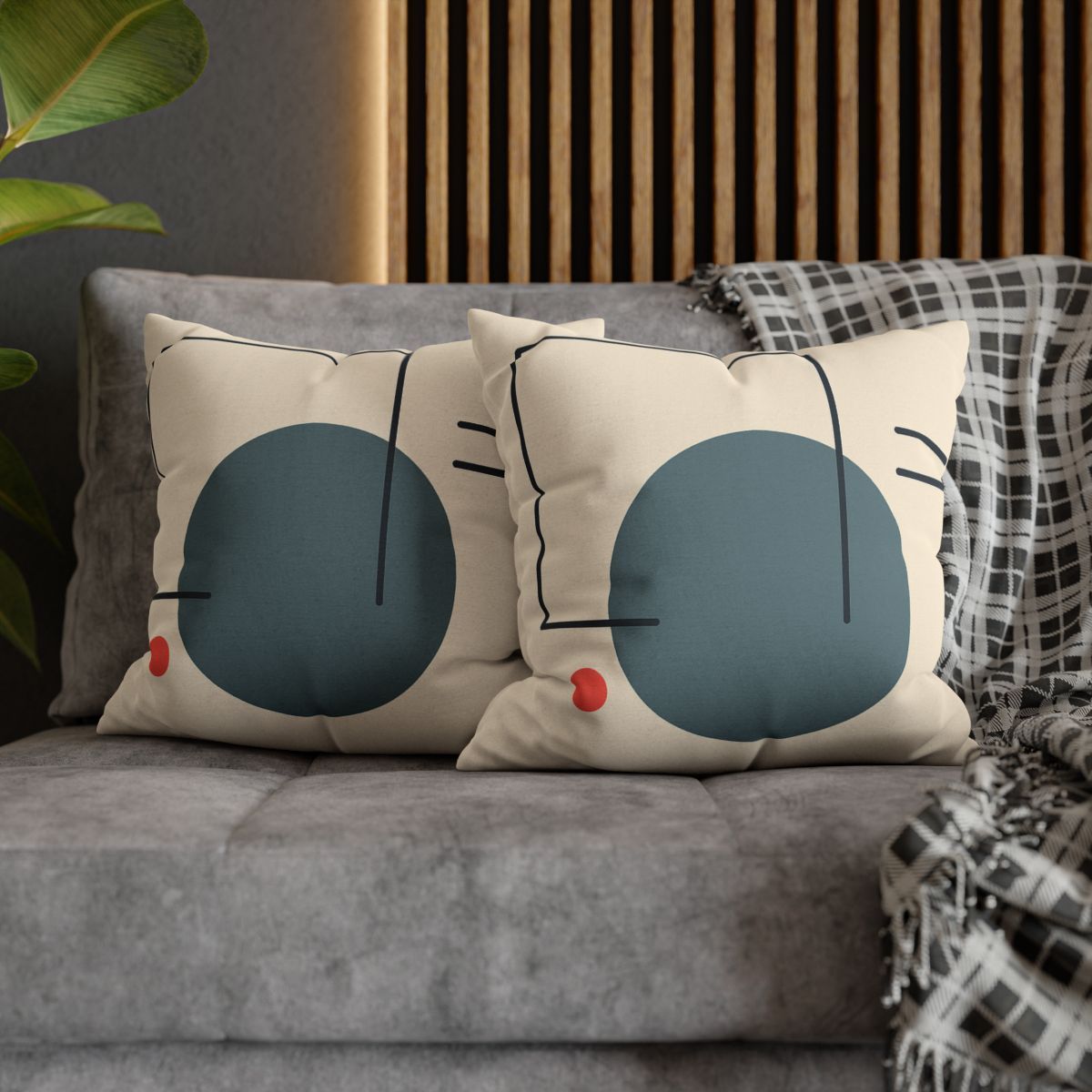 Quiet Orbit With Offset Frame unique gift pillow cases