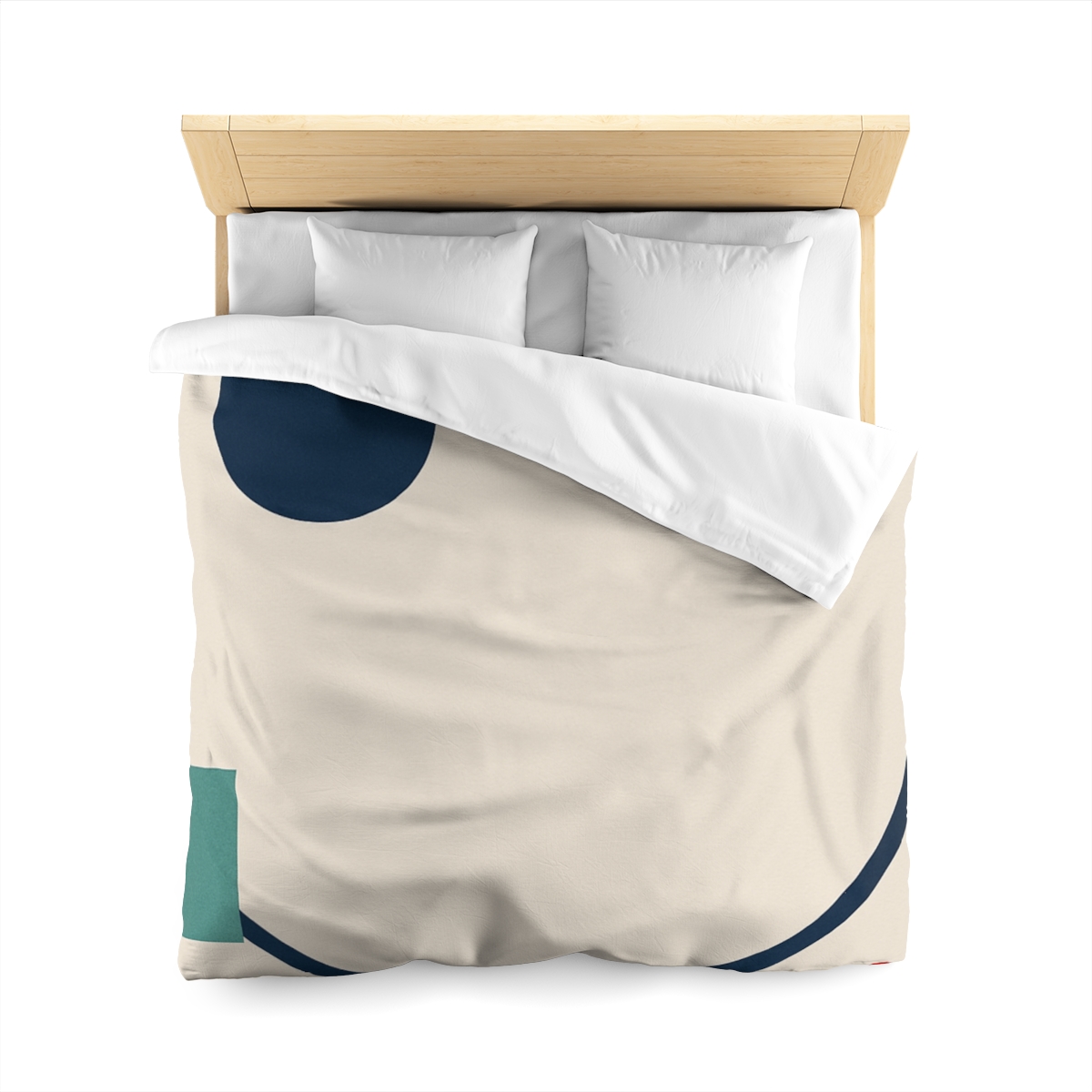 Staggered Arc With Three Points designer printed duvets