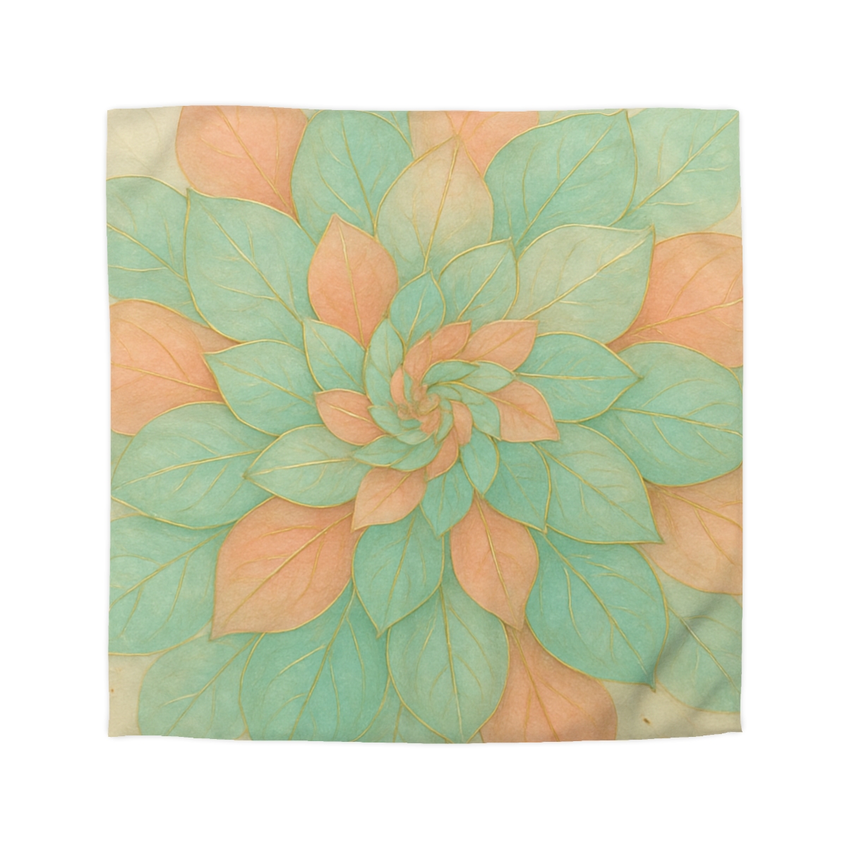 Petal Spiral Mosaic soft comforter duvets