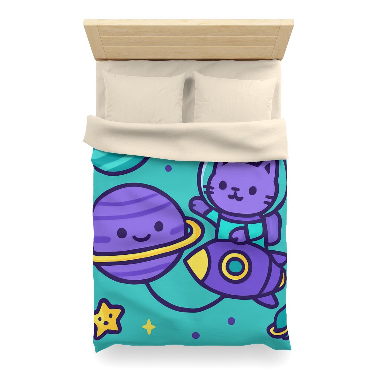 Star Sailor Kitten soft comforter duvets