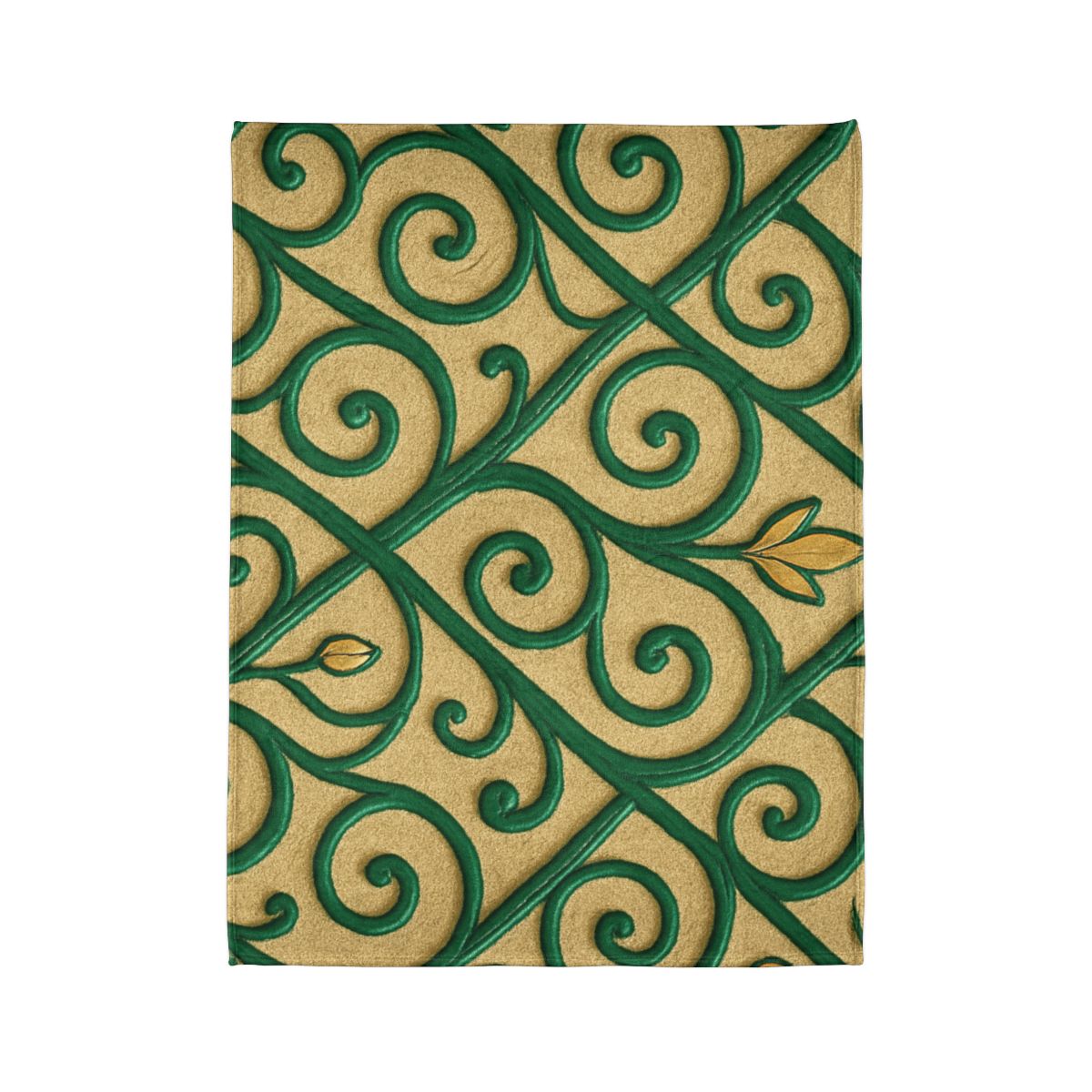 Vine Curl Lattice personalized cozy blankets