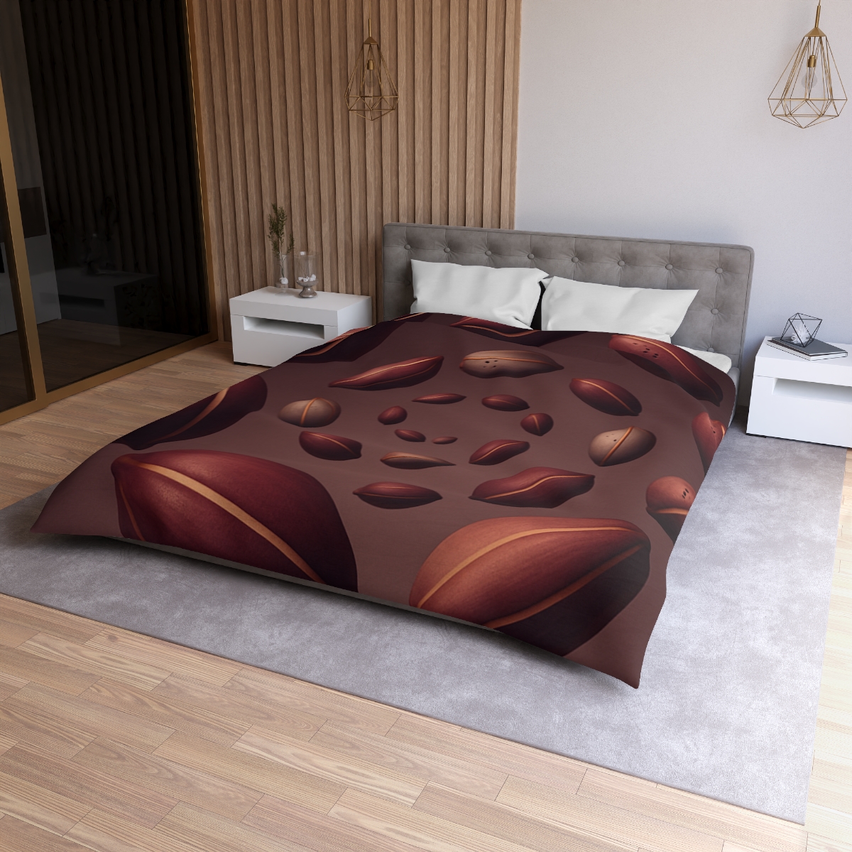 Seed Pod Orbit Cluster soft comforter duvets