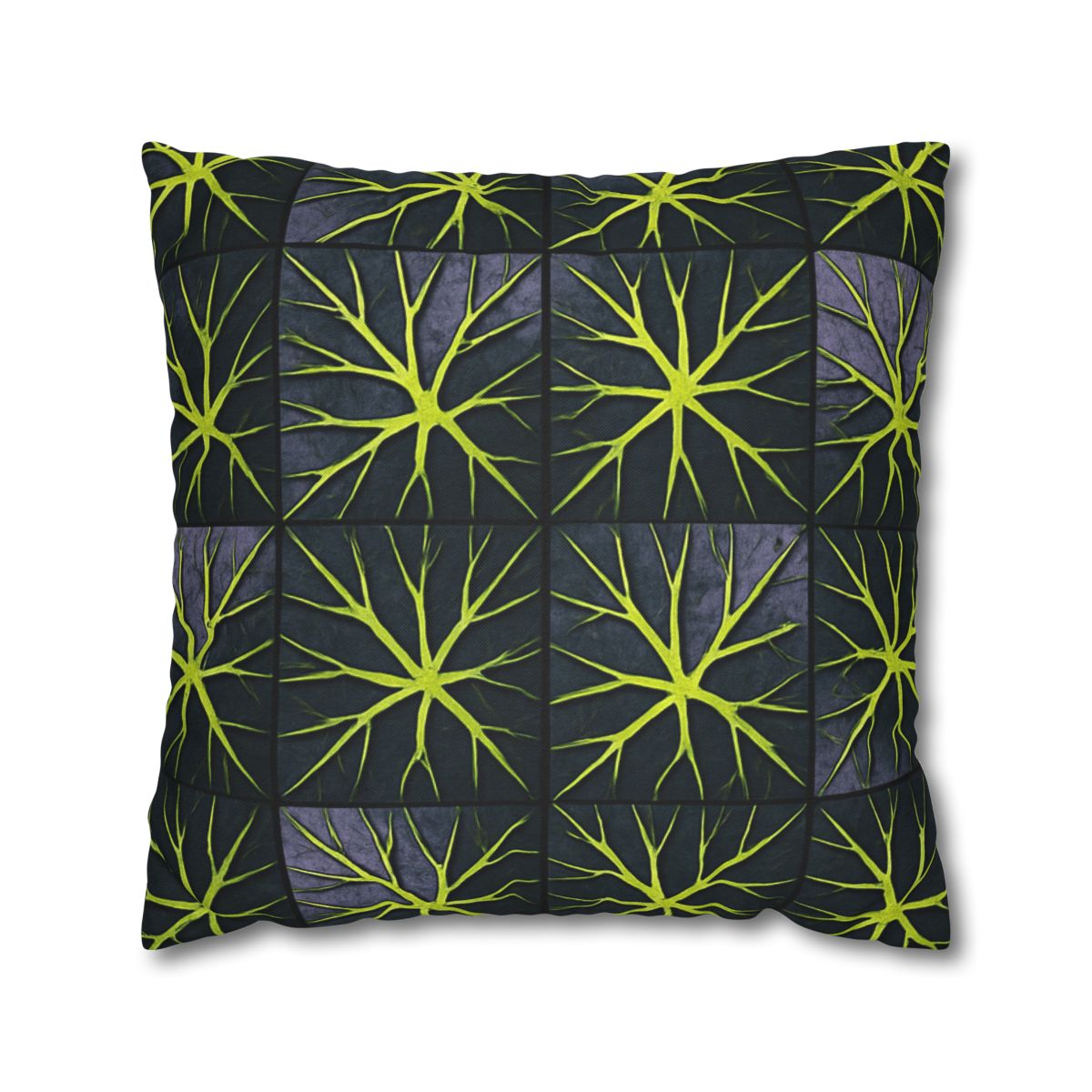 Venation Starburst Mosaic designer print pillow cases
