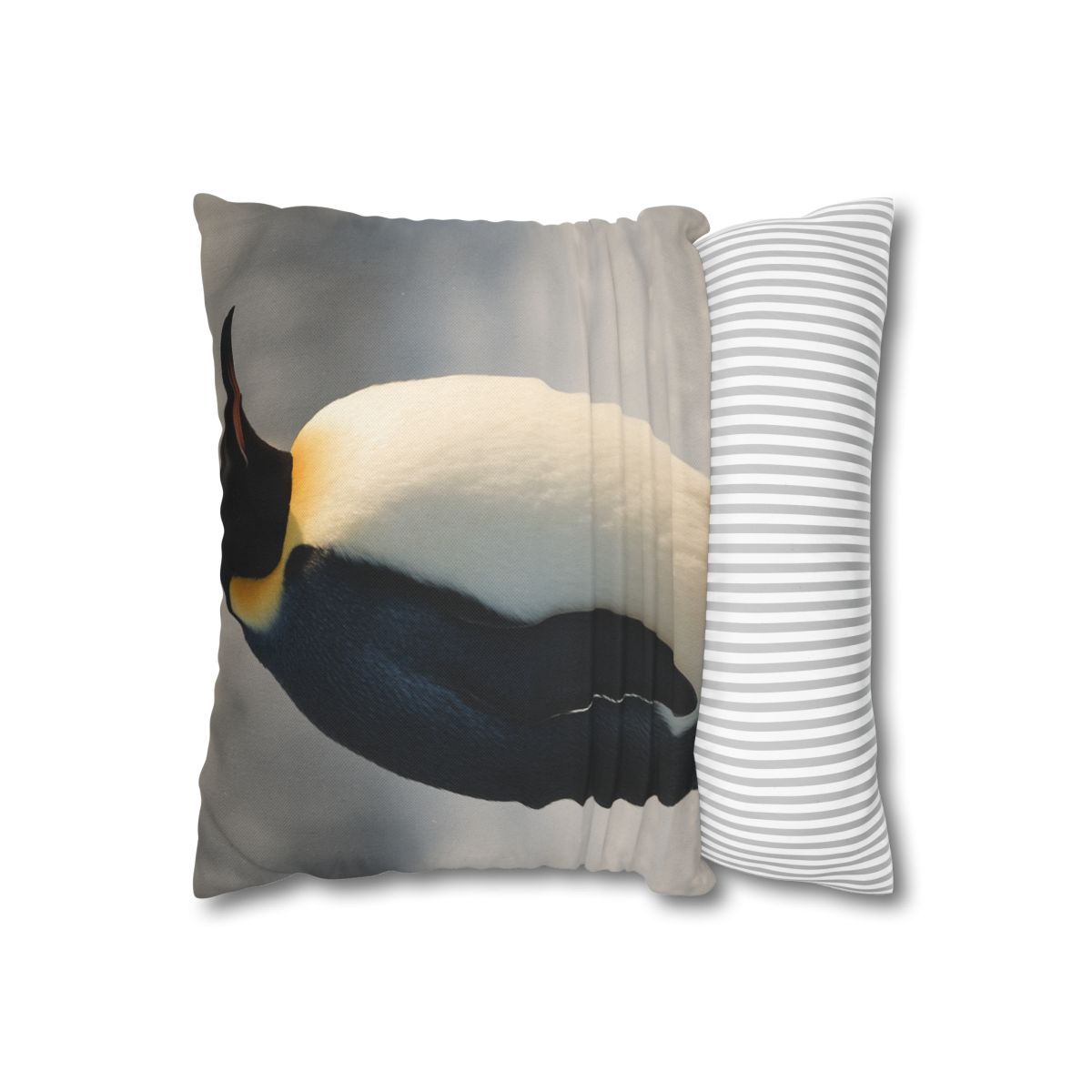 Aurora Drift Emperor Penguin custom pillow cases