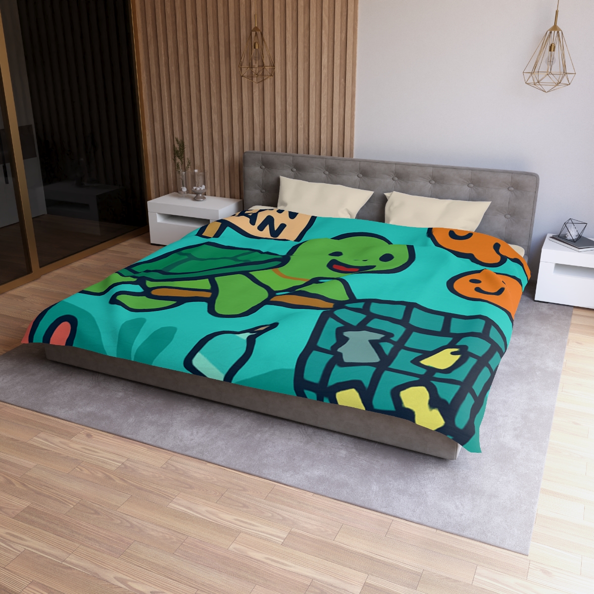 Coral Reef Clean Up Crew warm winter duvets