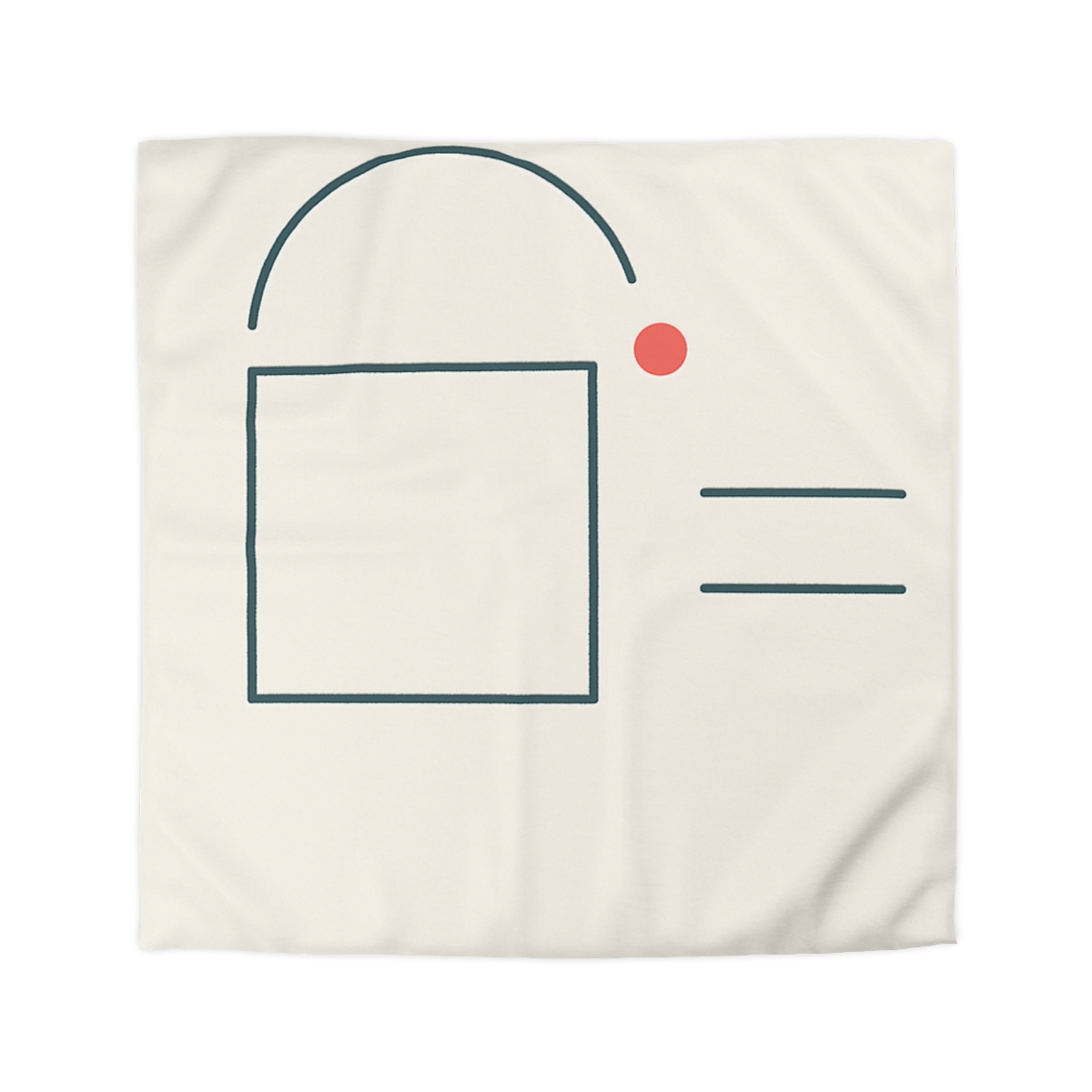 Open Frame With Drifting Arc trendy bedroom duvets