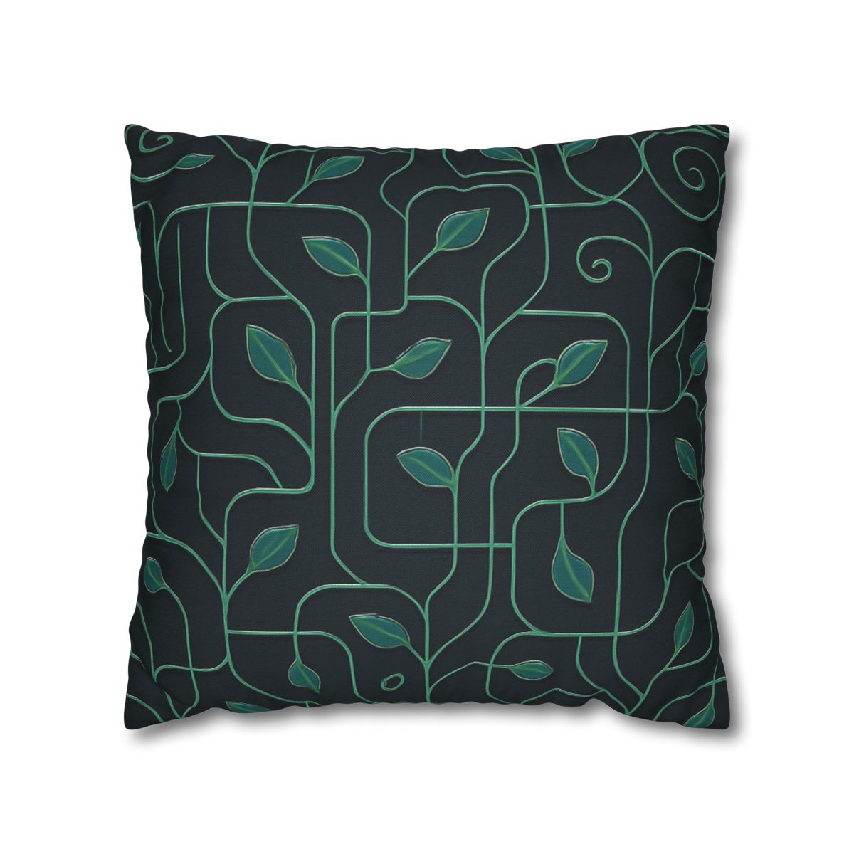 Vine Circuit Lattice designer print pillow cases