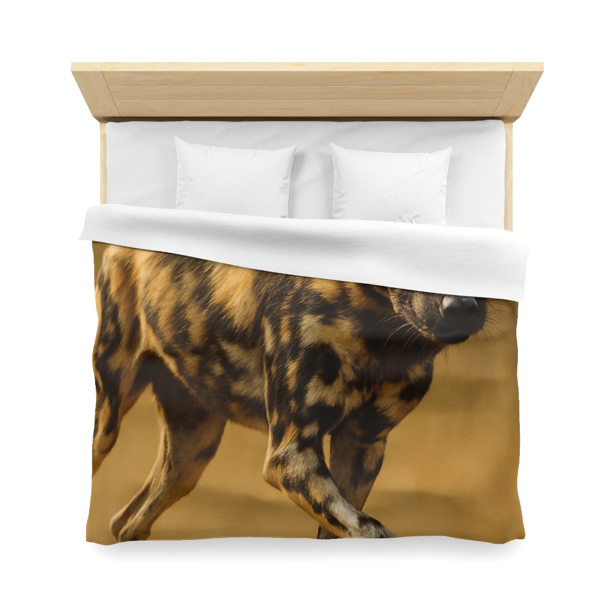Pulse Trail Painted Dog custom duvets