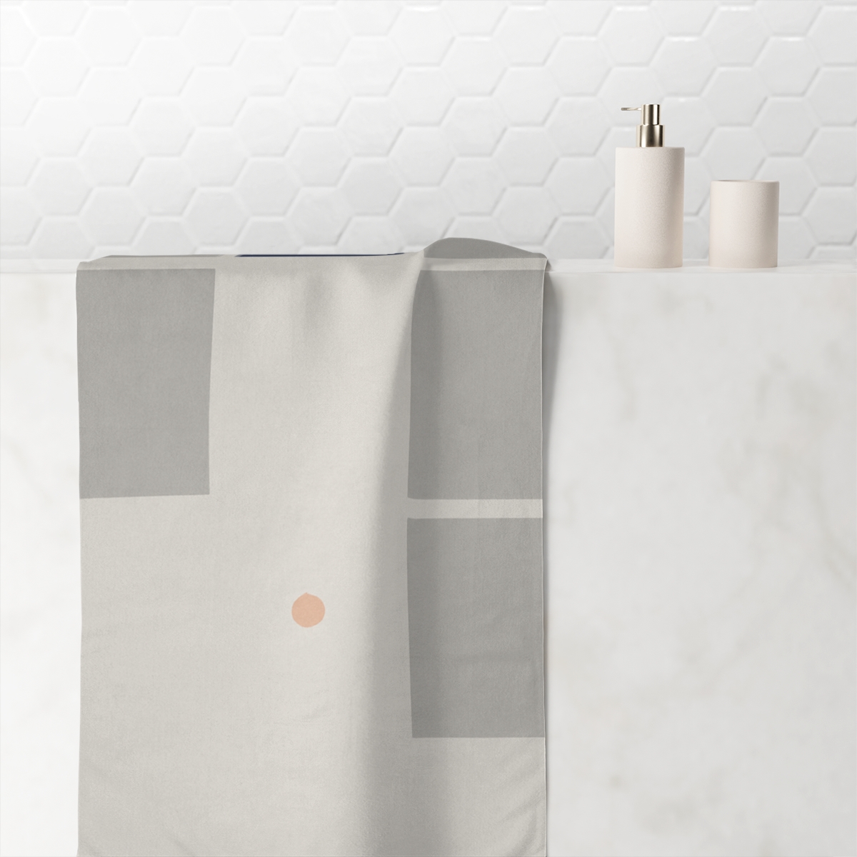Short Grid With Missing Cell personalized bath towels