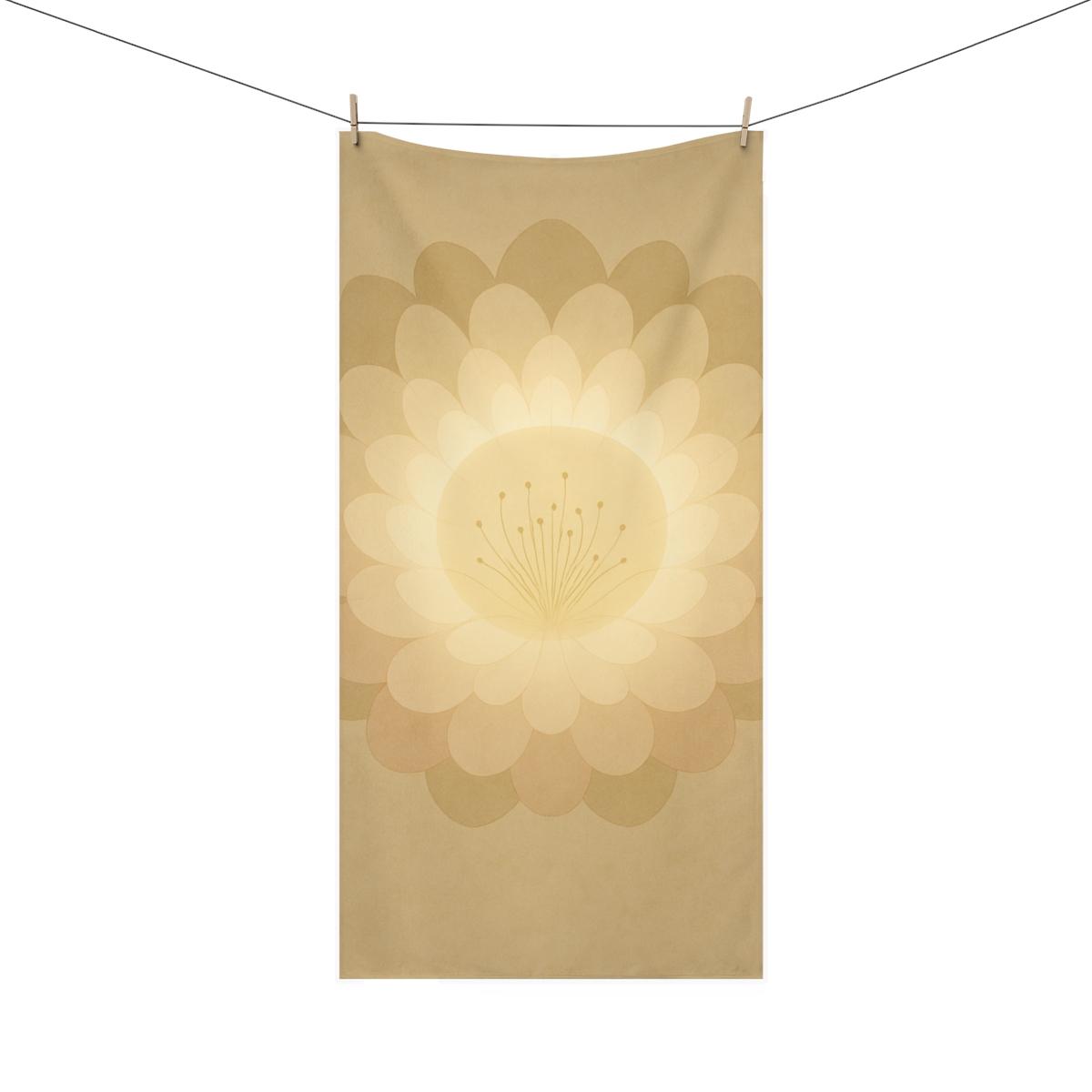 Petal Halo Lattice decorative home towels