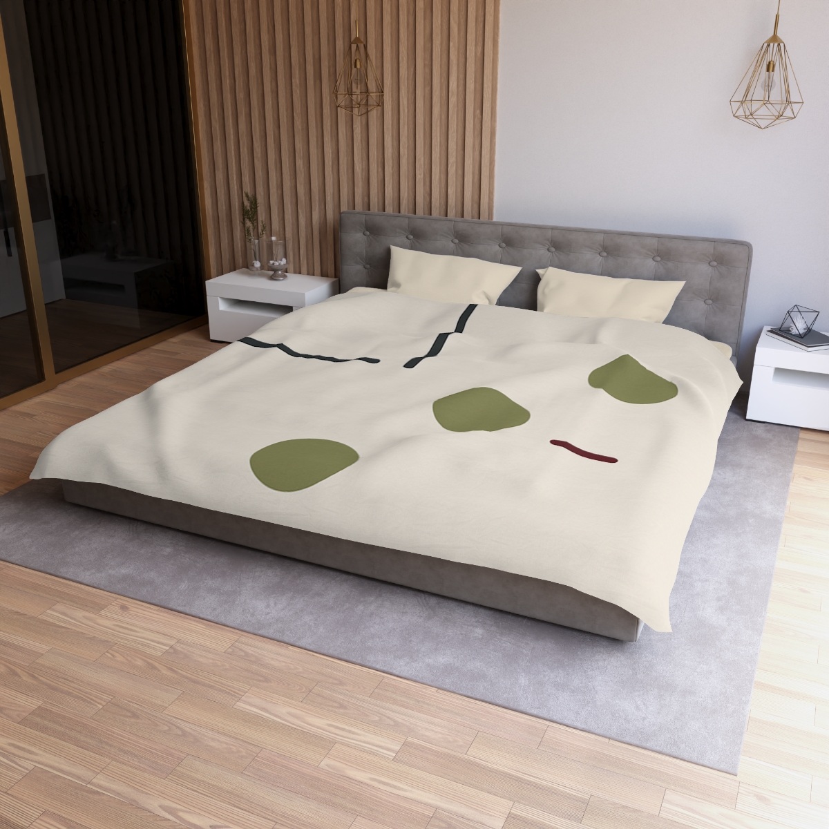 Framed Gap And Three Distant Points trendy bedroom duvets